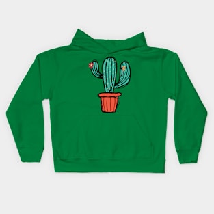 Cactus doodle Kids Hoodie